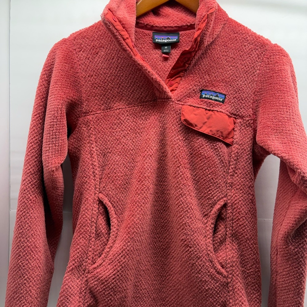Patagonia Textured Coral Fleece Pullover